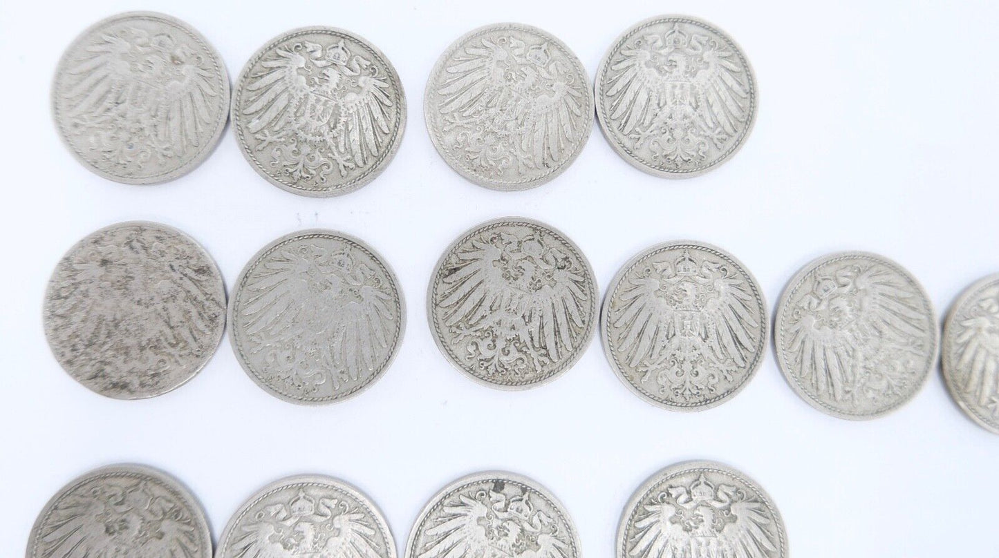 49x 10 Pfennig 1902 - 19011 Jäger J. 13 ss-stg - Antikhandel-Stuttgart