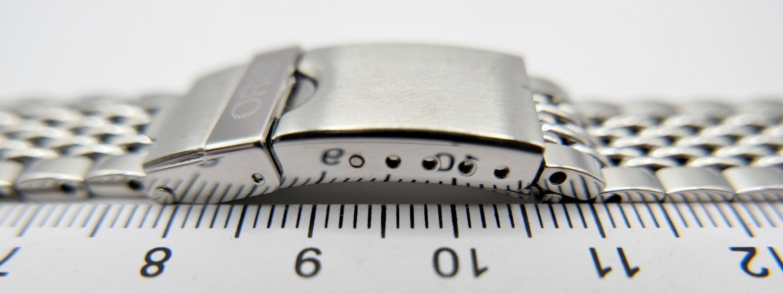 ORIS Edelstahlband Uhrenband Faltschließe 14 mm sehr guter Zustand 81439/51