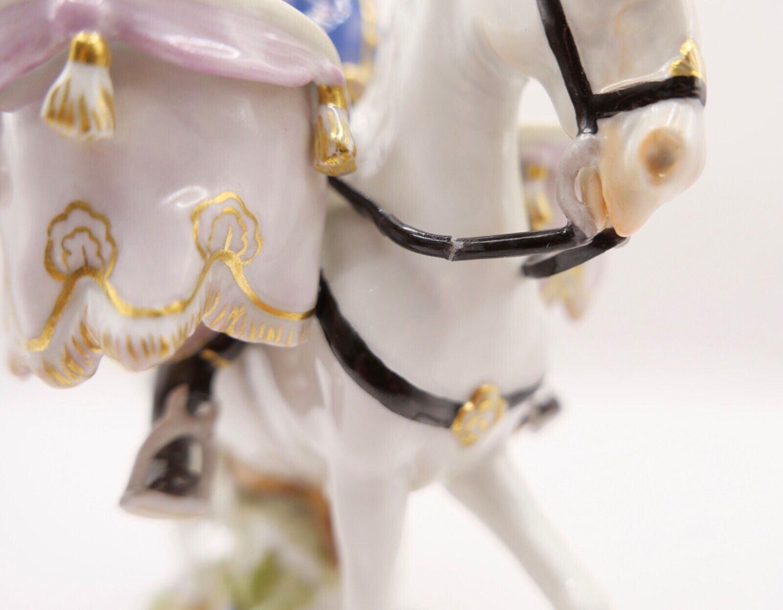 Meissen Figurengruppe 1. Wahl Paukenschläger Trommler zu Pferde Kändler 69555 - Antikhandel-Stuttgart