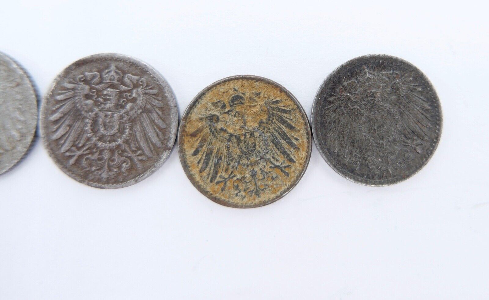 5x 5 Pfennig J.297 ss-vz 1922 1918 1917 Deutsches Reich - Antikhandel-Stuttgart