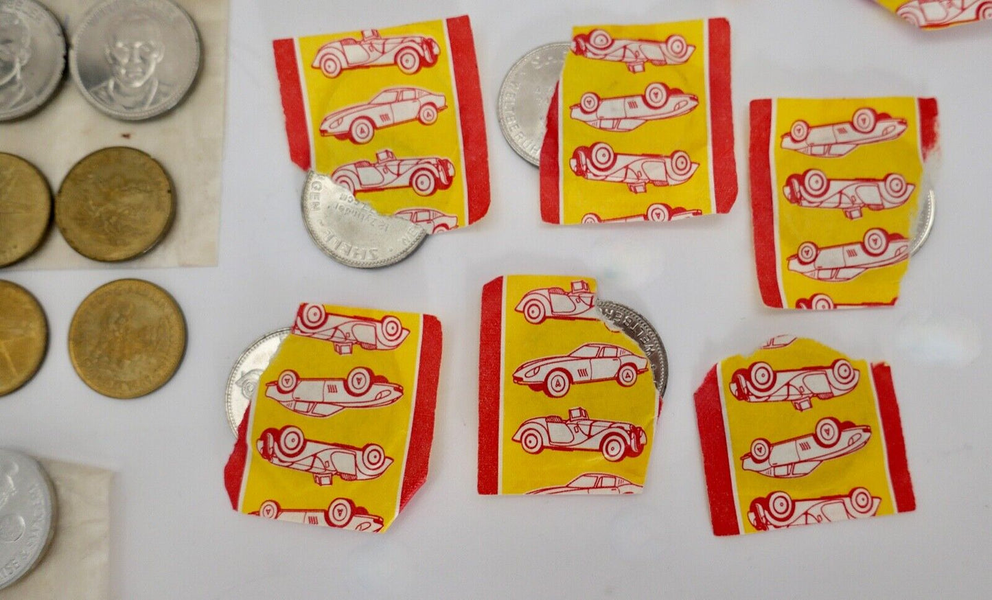 SHELL Mexico Sportwagen Eroberung des Himmels Konvolut LOT Münzen Medaillen OVP - Antikhandel-Stuttgart