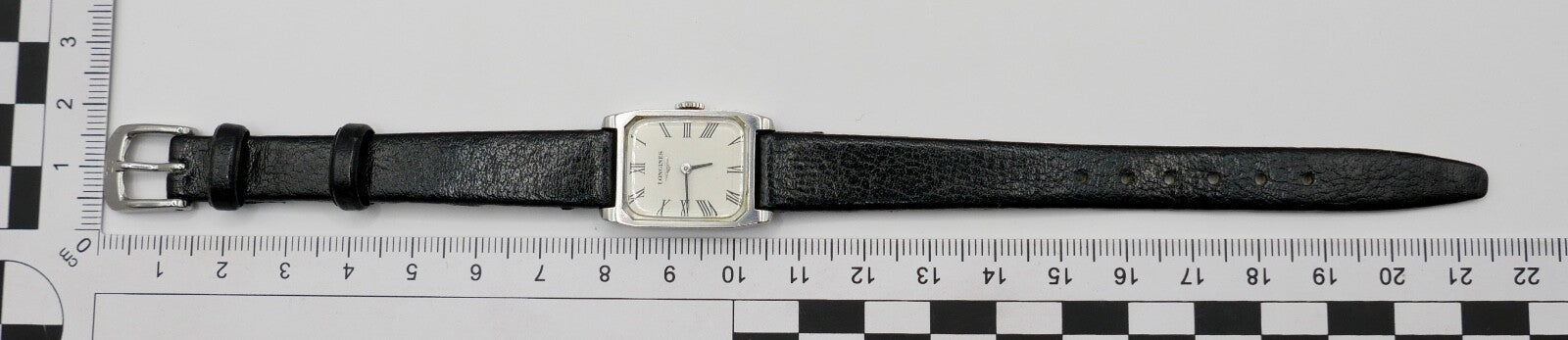 70er Klassische LONGINES Damenuhr Cal. 460 neues Lederarmband Handaufzug 21x18mm