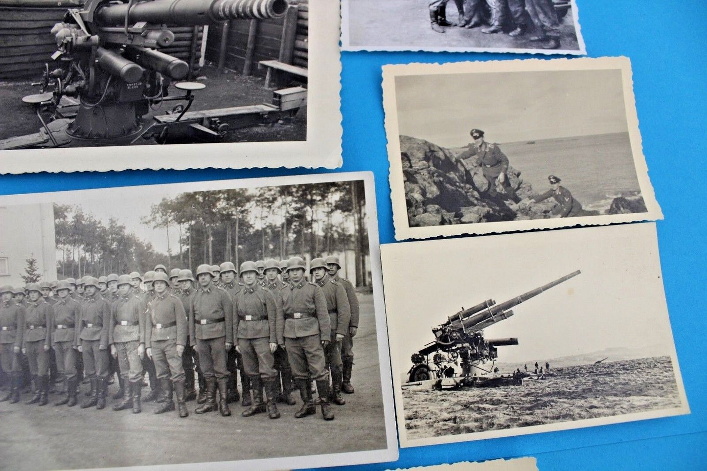 28x Foto Postkarten photo 3.Reich WW2 WK2 Germany Wehrmacht Flak Sudeten Konvolu - Antikhandel-Stuttgart