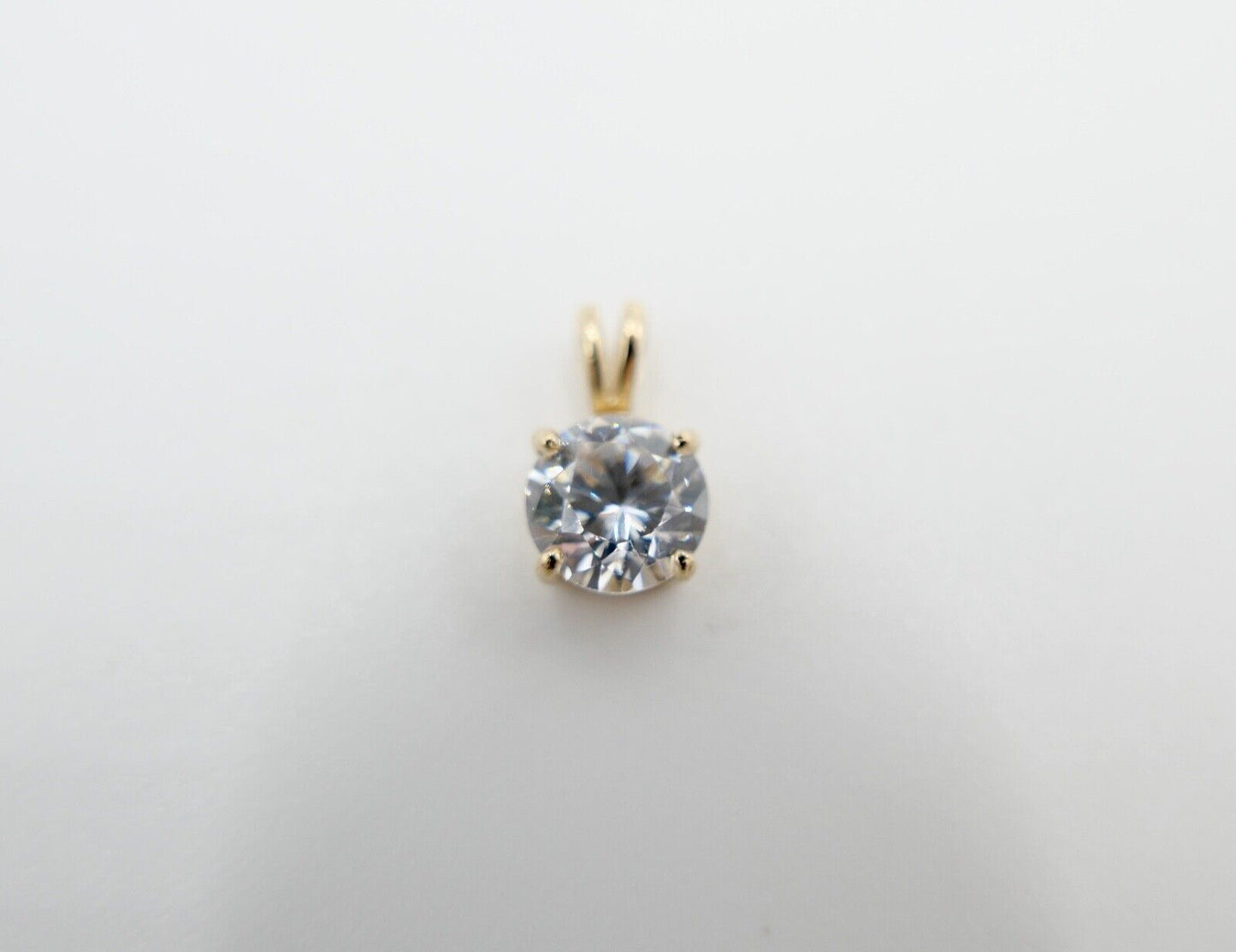 DQCZ Anhänger mit Zirkonia 585 / 14K Gold Gelbgold - Antikhandel-Stuttgart