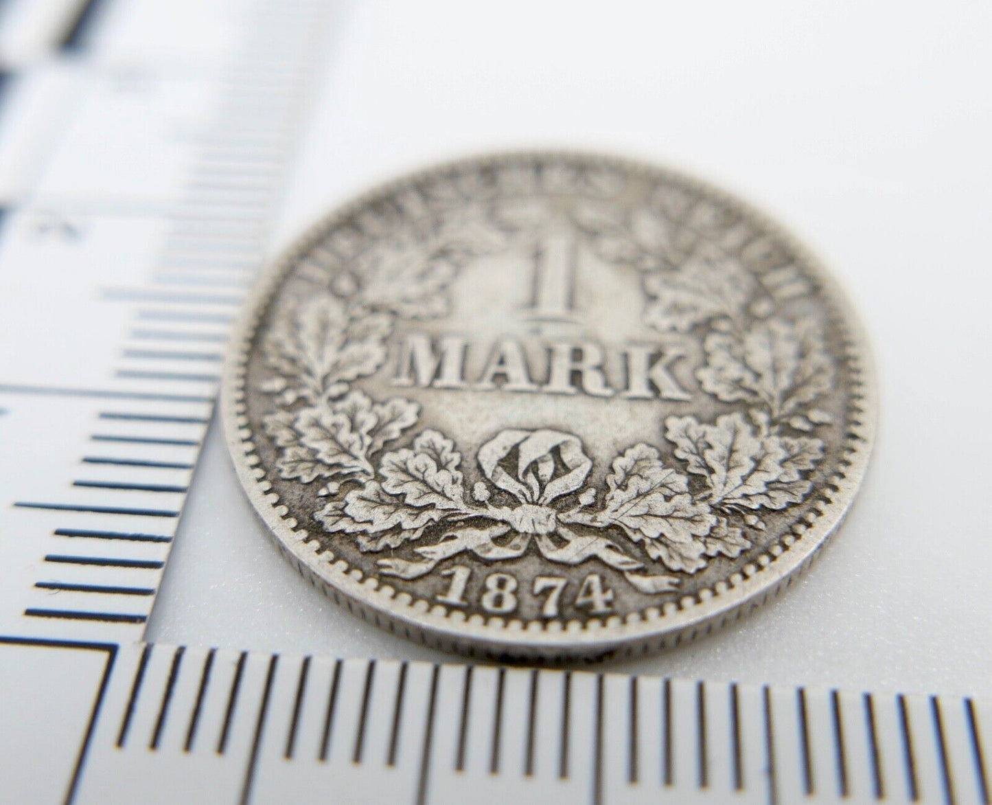 1 Mark 1874 A Silbermünze Jäger J. 9 gute Erhaltung selten RAR - Antikhandel-Stuttgart