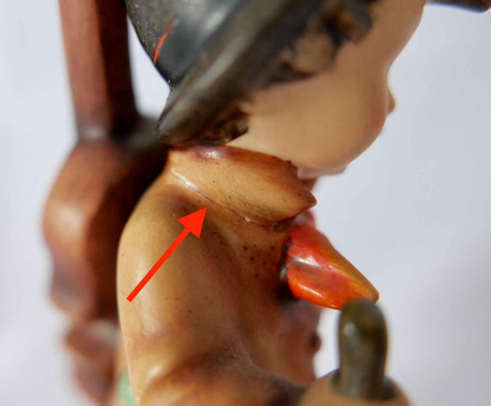 Orig Hummel Figur " Der Heimkehrer " Goebel 15,5 cm Porzellan 89/1 Baßgeiger - Antikhandel-Stuttgart