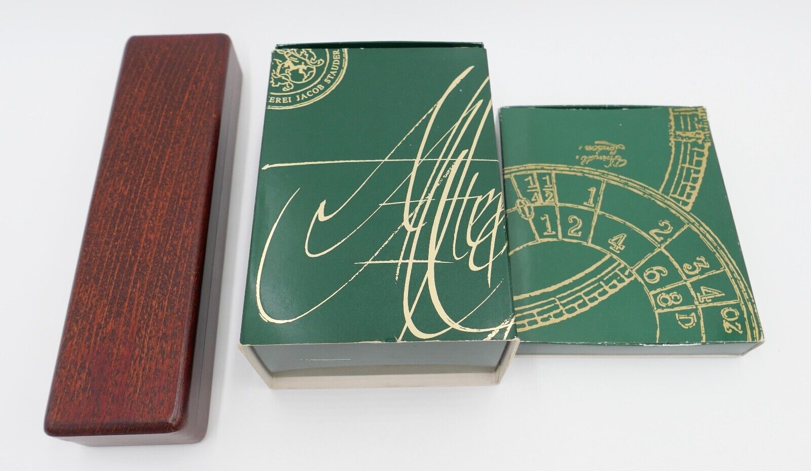 Privatbrauerei Jacob Stauder ALT WERBEARTIKEL Konvolut Füller Pendulum Löschwige - Antikhandel-Stuttgart