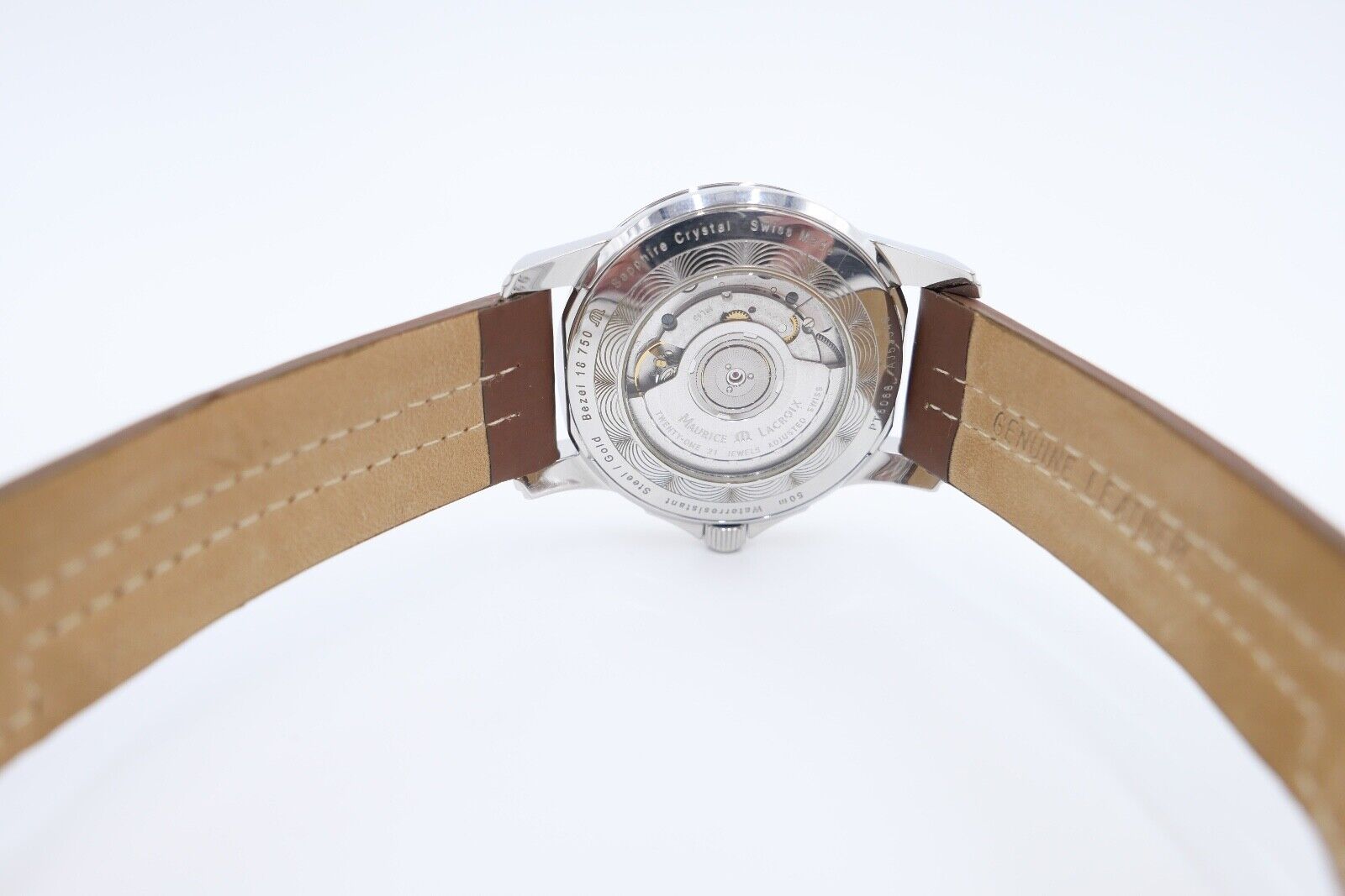 Maurice Lacroix Pontos PT 6068 GMT Automatic 18K / 750 Gold Armbanduhr Watch - Antikhandel-Stuttgart