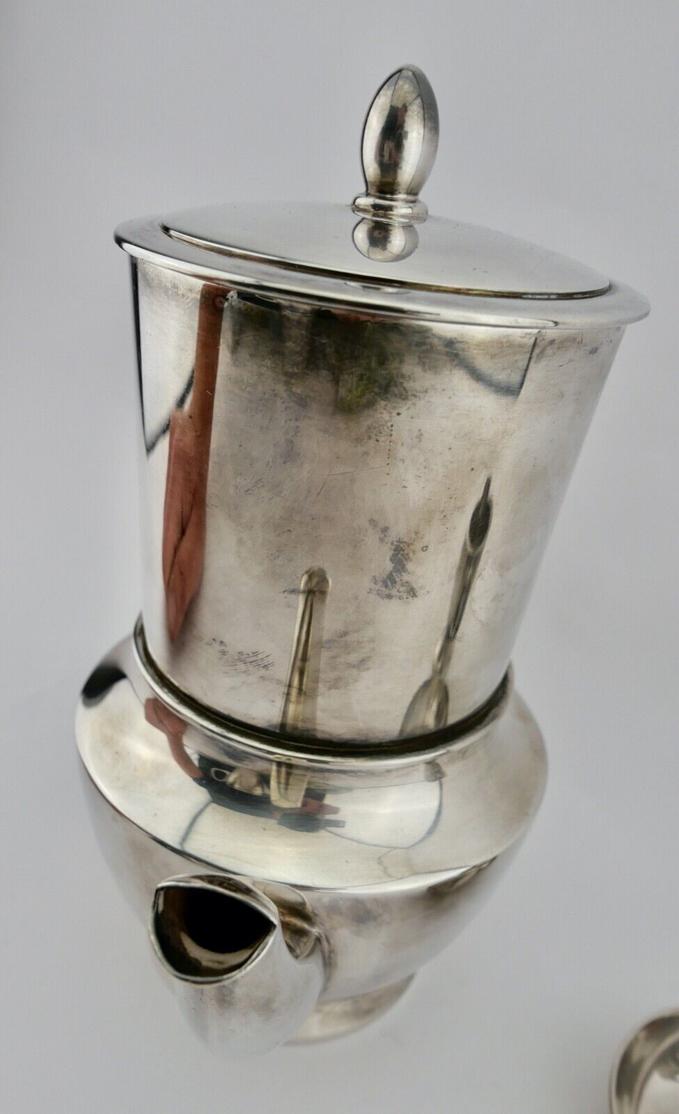 3 Tlg WMF Set Kännchen Schale Kanne Tee Mokka Kaffee NS 1930er 0,3 L 0,03 L - Antikhandel-Stuttgart