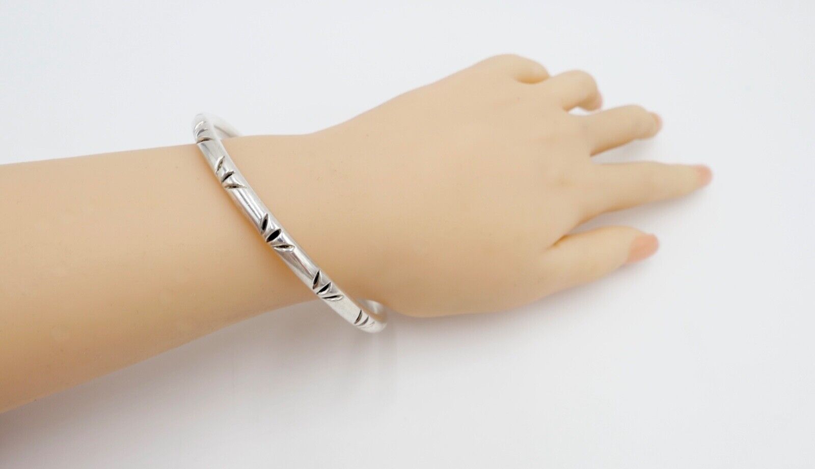 80er Jahre Silber Armband MEXICO T.N. 52 Silber 835 Armreifen - Antikhandel-Stuttgart