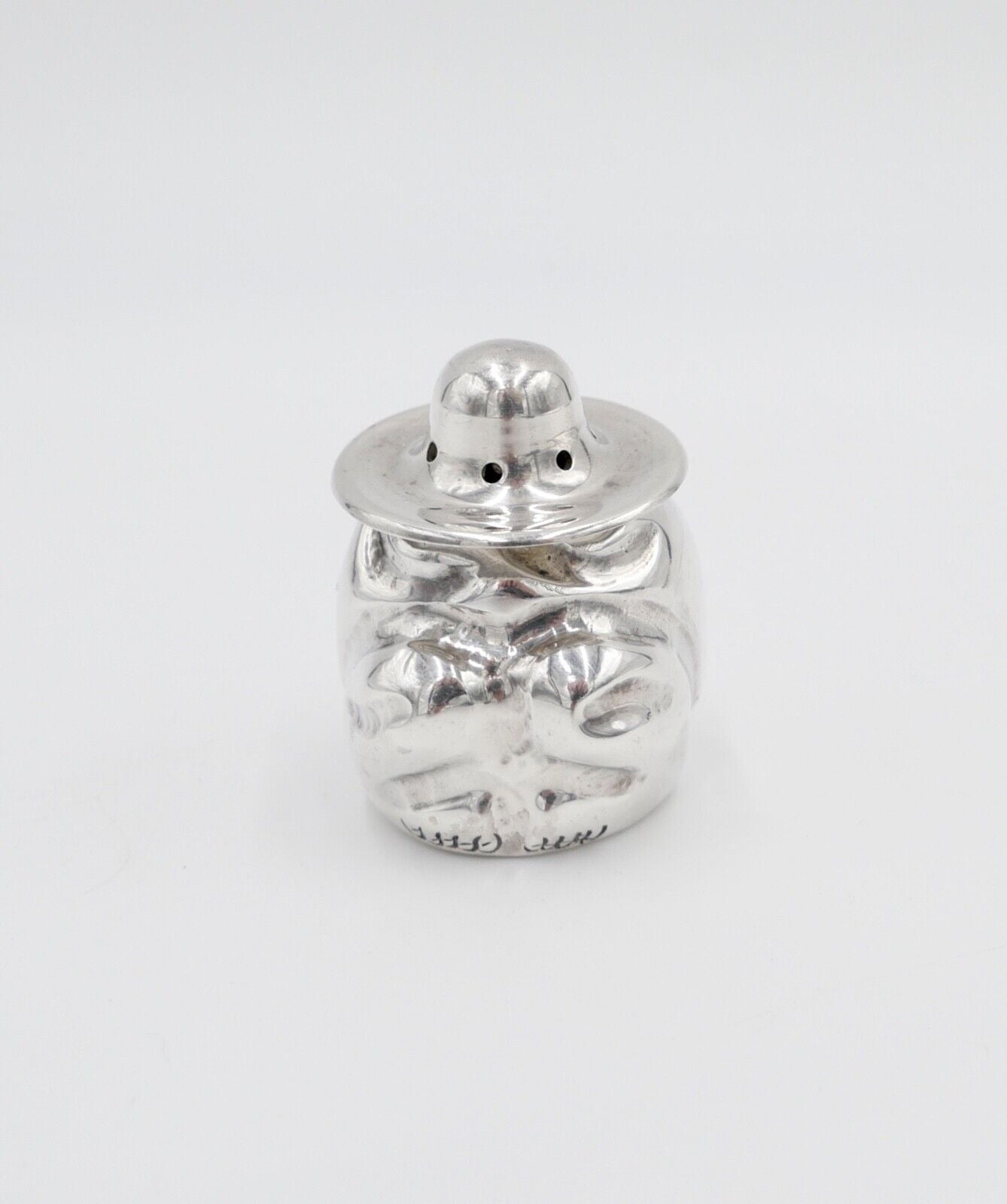 Mexico Silber Salz pfeffer Streuer Azteken - Antikhandel-Stuttgart