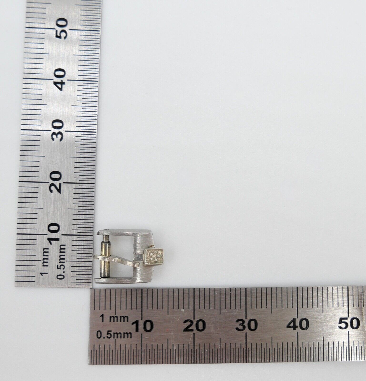 ETERNA Dornschließe Edelstahl Armbanduhr 8mm Buckle für Uhrenband - Antikhandel-Stuttgart