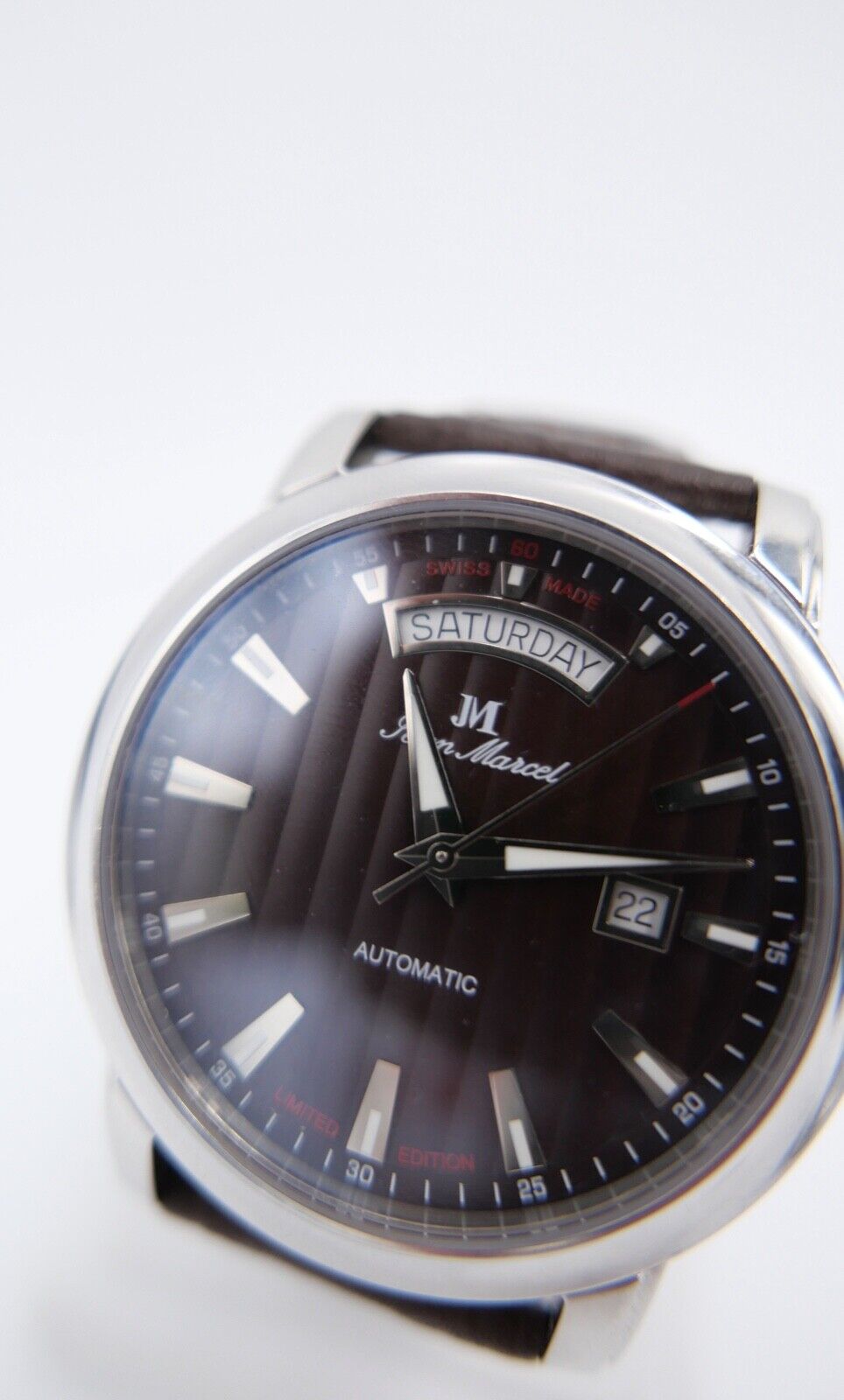 Jean Marcel Clarus 160.252 Braun ETA 2834-2 Automatic limitiert 158/300 Ø 43mm - Antikhandel-Stuttgart