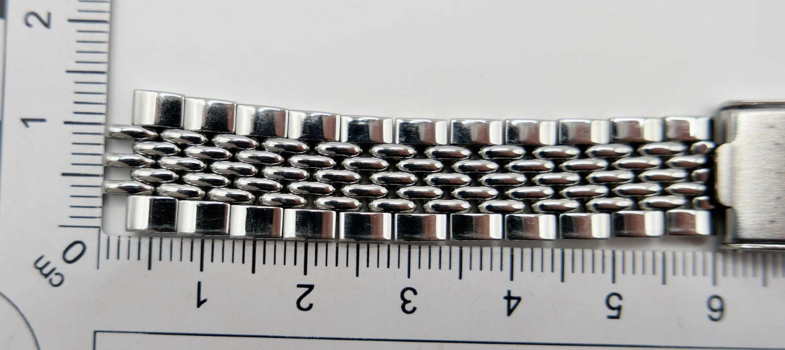 ORIS Edelstahlband Uhrenband Faltschließe 14 mm sehr guter Zustand 81439/51