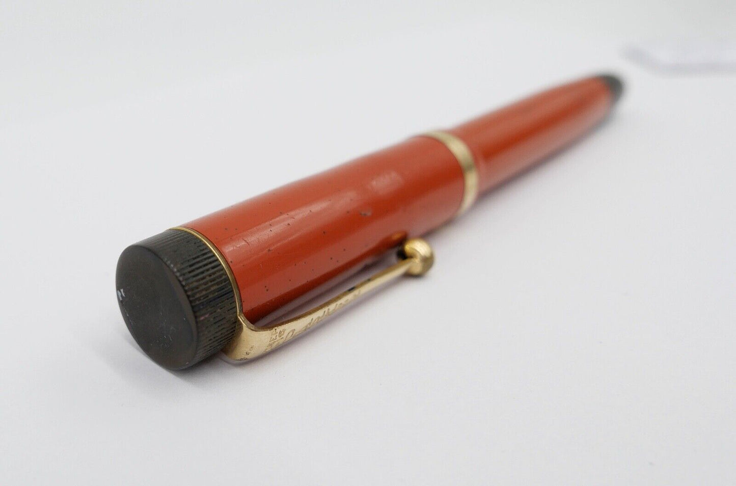 Vintage 30er Jahre PARKER 772078 Duofold Big Red Ø 11 mm 14Ct / 585 Gold Feder - Antikhandel-Stuttgart
