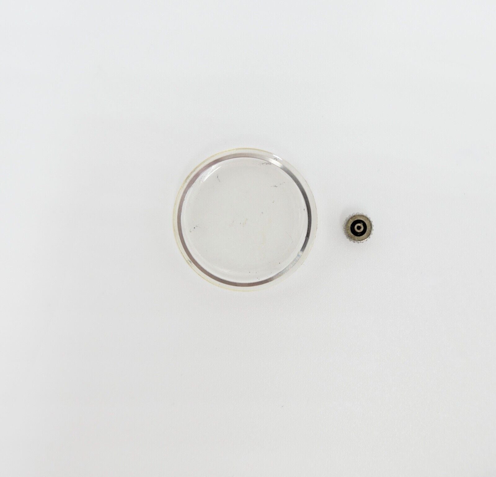 Ersatzteile CERTINA 982/1 Glas Ø 22 mm und Krone NEU - Antikhandel-Stuttgart