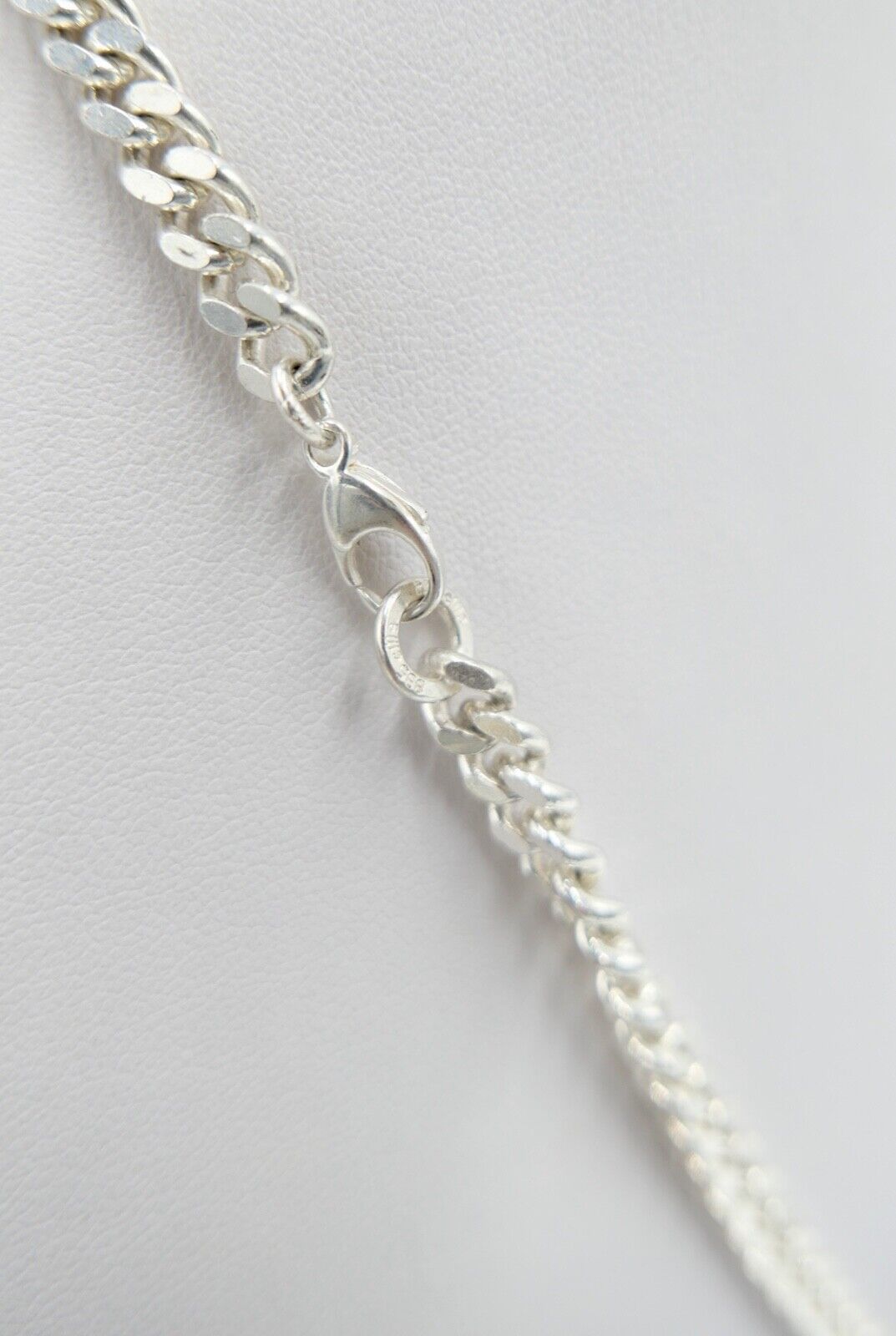 80er Massive Herren Panzerkette CMS 835 Silber Kette 51 cm 49,8 Gr Silver - Antikhandel-Stuttgart