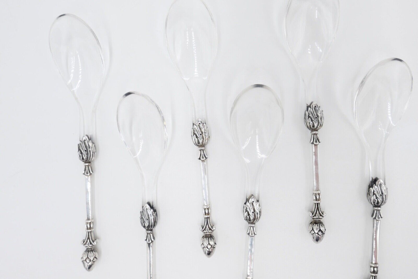 NEUwertig Christoph Widmann CW 90 CLASSSIC Eierlöffel Kaviar 6 tlg. versilbert - Antikhandel-Stuttgart