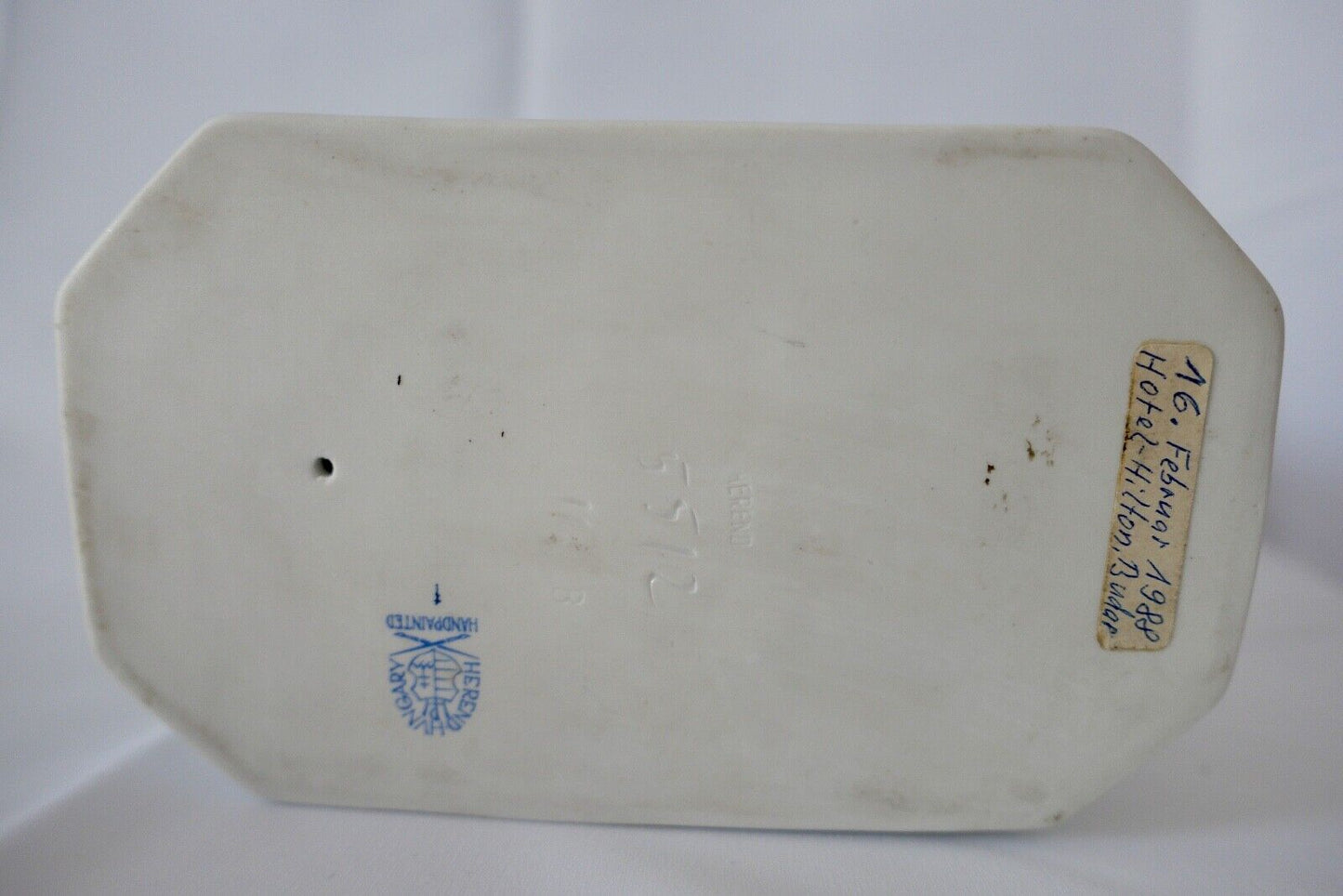 Porzellan Figur Herend Ungarn tanzende Männer betrunkene Musiker 22 cm 5512 - Antikhandel-Stuttgart