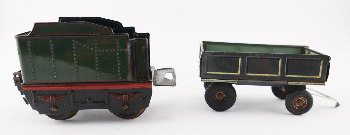 Märklin Blech Lokomotive 880 Tender 889/0 Personenwagen 17190 Güterwagen 365 - Antikhandel-Stuttgart