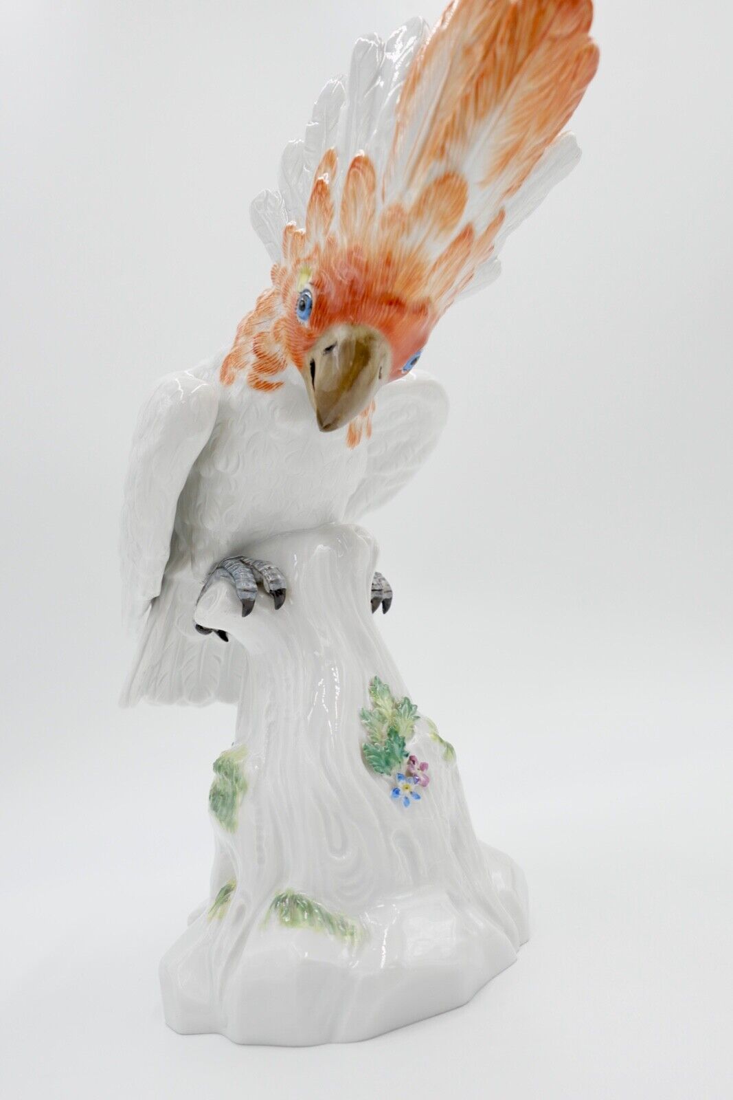 Meissen Porzellanfigur KAKADU Nr. 77034 handbemalt staffiert - Antikhandel-Stuttgart