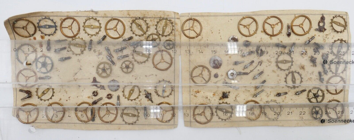 antik Ersatzteile Unruh Spirale Taschenuhren Uhrwerk Zifferblatt - Antikhandel-Stuttgart
