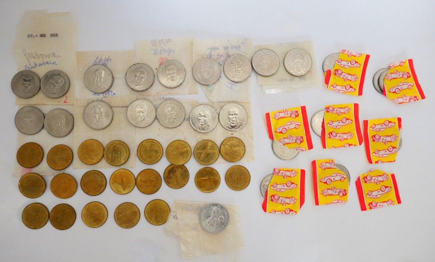 SHELL Mexico Sportwagen Eroberung des Himmels Konvolut LOT Münzen Medaillen OVP - Antikhandel-Stuttgart