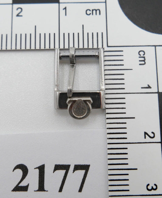 ORIGINAL alte OMEGA Dornschließe EDELSTAHL Armbanduhr 8mm CLASP BUCKLE - Antikhandel-Stuttgart