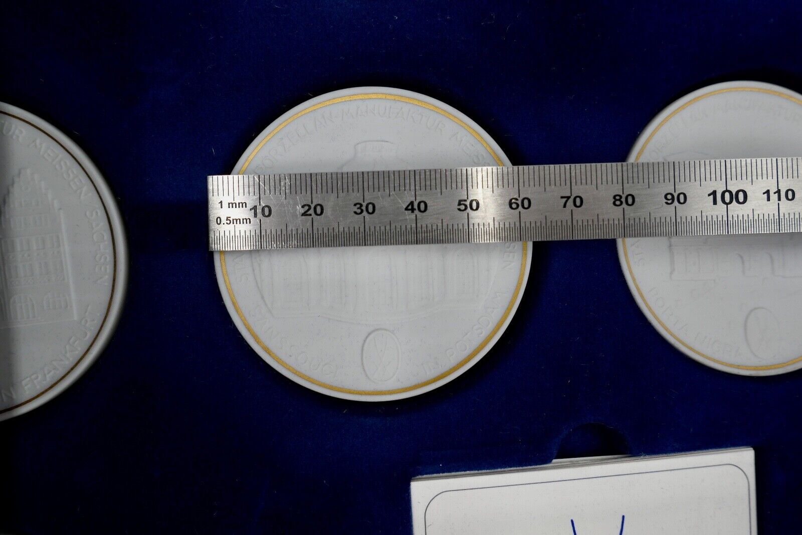 MEISSEN Sammelbox Städte Thaler & berühmte Persönlichkeiten Sammlung Medaillen - Antikhandel-Stuttgart