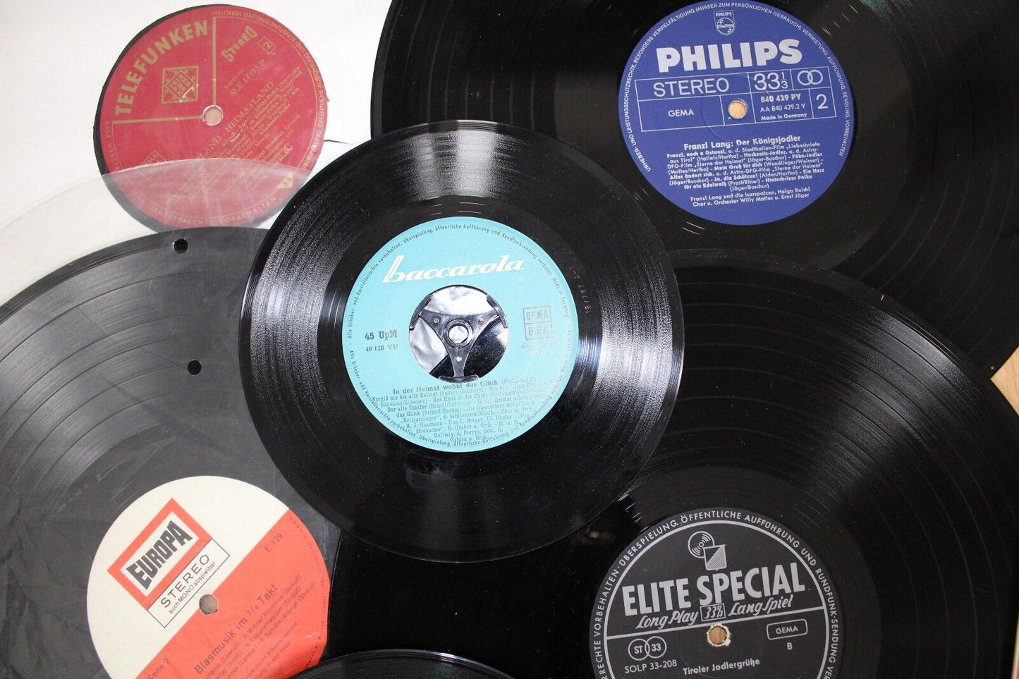 Konvolut 8x Alte LP Schallplatte Vinyl - Antikhandel-Stuttgart