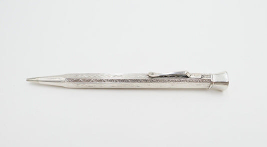 Jugendstil Bleistift Stift für Minen LN - Laurin Silber 835 - Antikhandel-Stuttgart