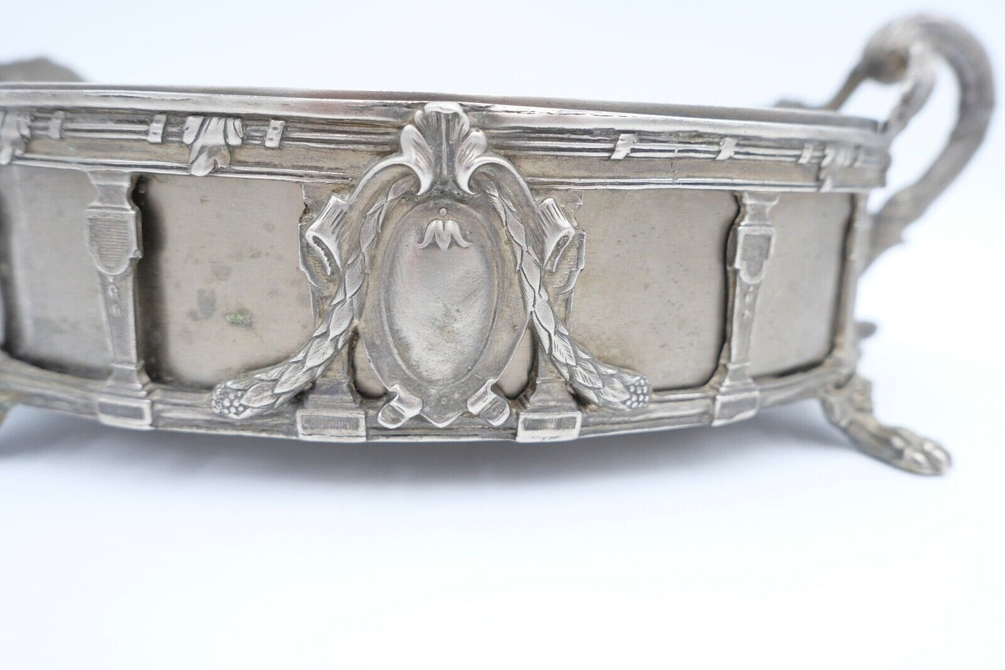 Obstschale Historismus 19. / 20. Jhd Jardiniere Messing Tafelaufsatz - Antikhandel-Stuttgart