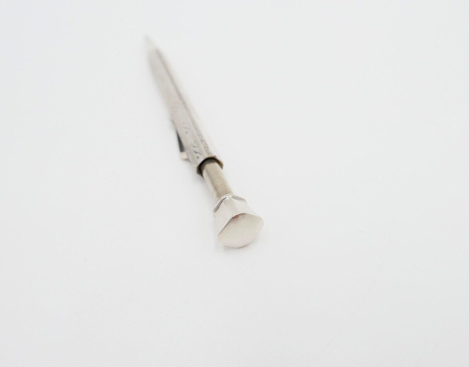 Jugendstil Bleistift Stift für Minen LN - Laurin Silber 835 - Antikhandel-Stuttgart