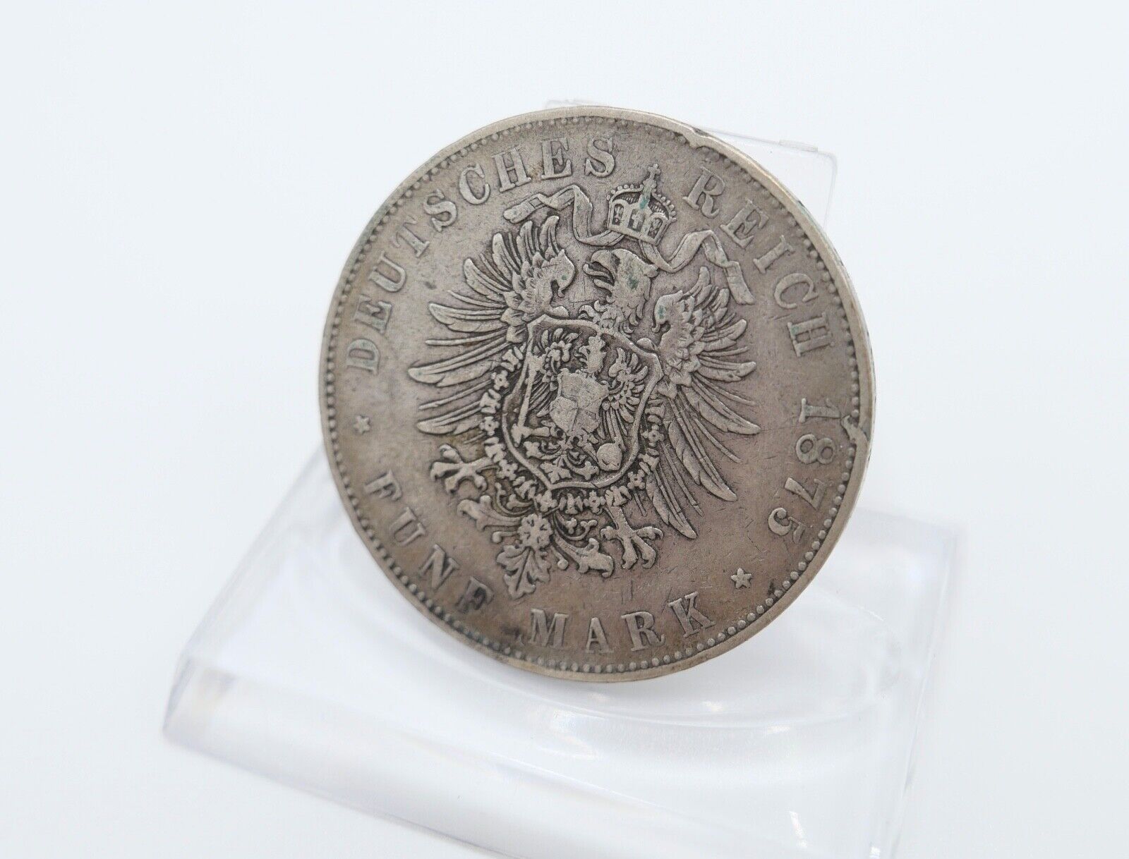 5 Mark 1875 G Jäger J.27 Baden Großherzog Friedrich I. s-ss schön - sehr schön - Antikhandel-Stuttgart