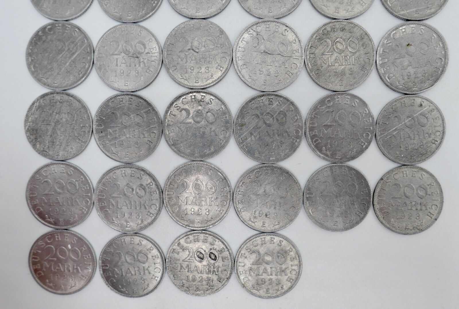 Weimarer Republik 200 Mark Deutsches Reich Ersatz & Inflationsmünzen 1923 J.304 - Antikhandel-Stuttgart