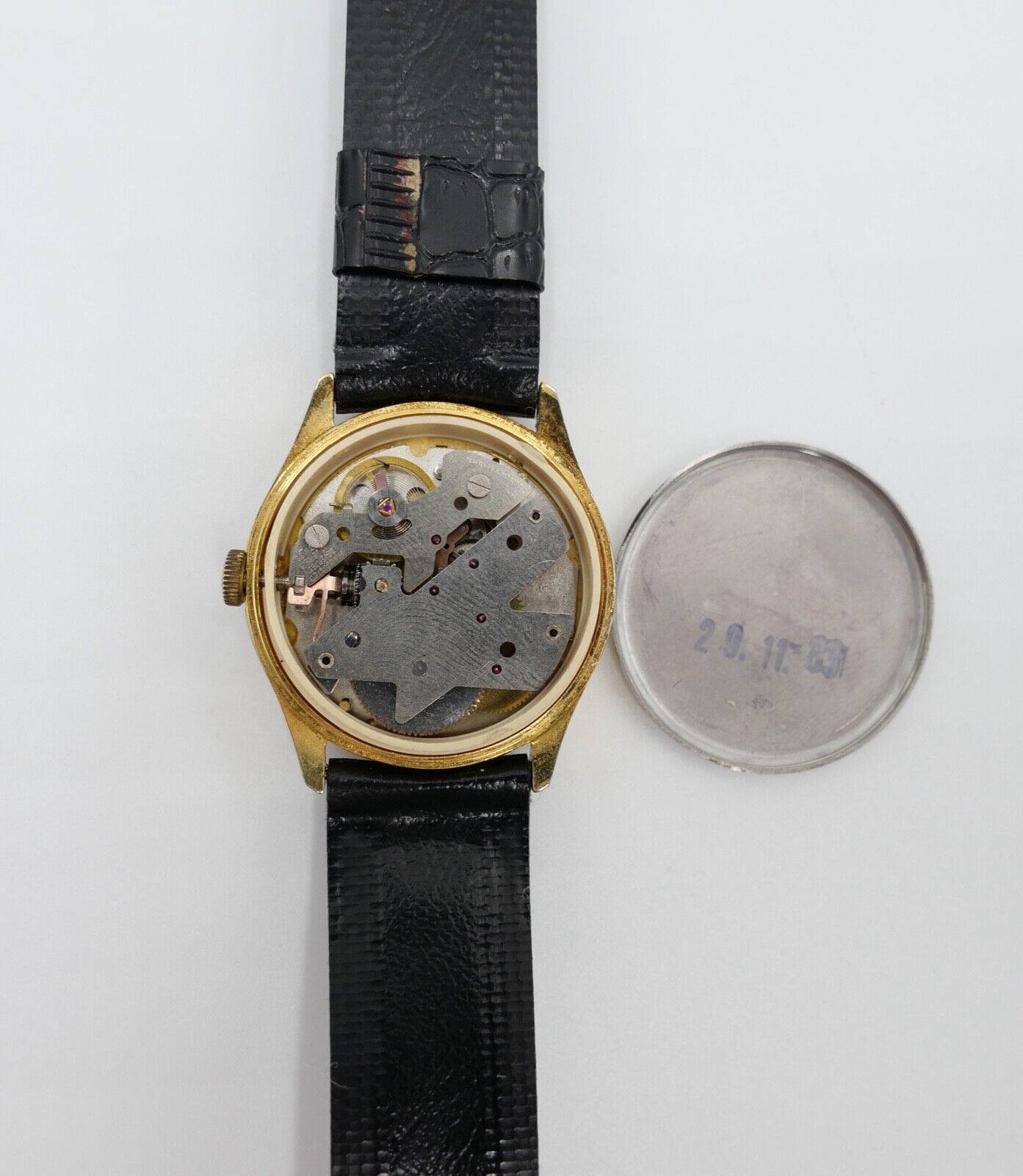 NOVA 1970er Jahre Herrenuhr Handaufzug Cal. EB 8501-76 mit Datum - Antikhandel-Stuttgart