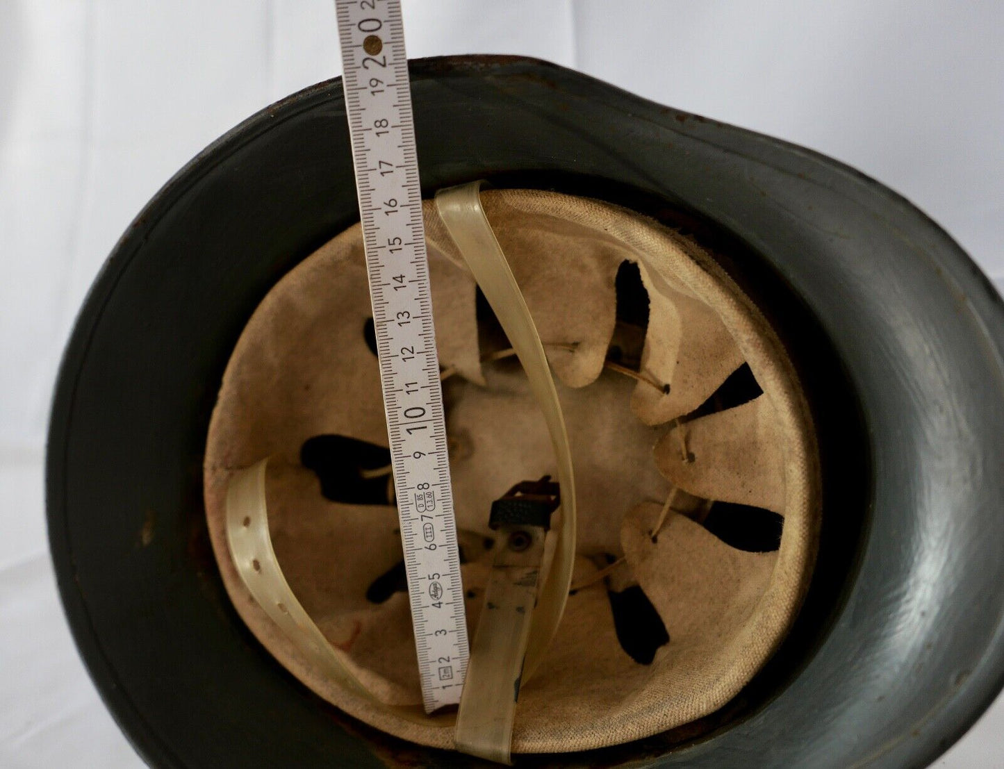 Stahlhelm Feuerwehr WK2 WW2 German 3. Reich - Antikhandel-Stuttgart