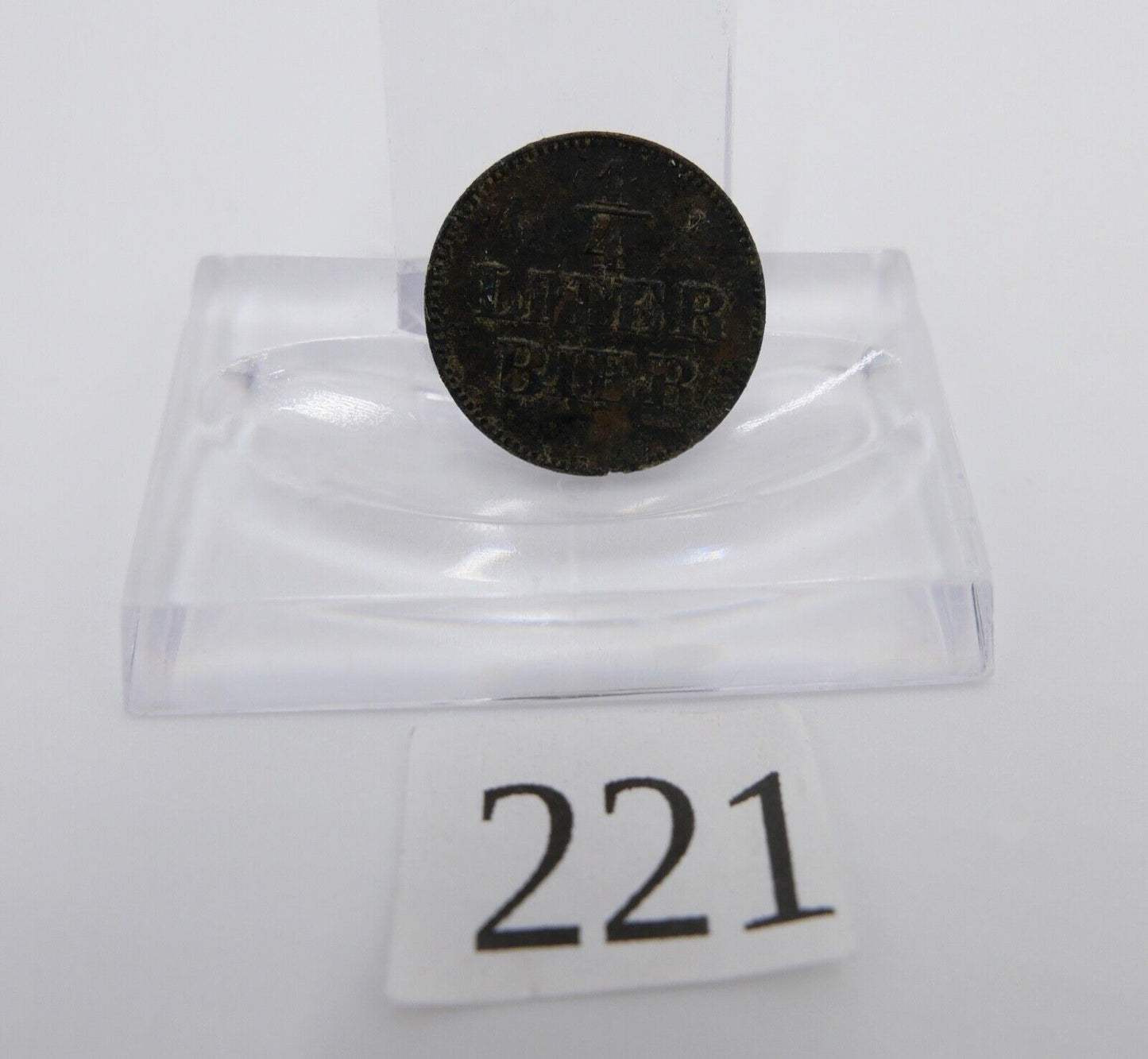 Wilhelm Trautwein Brauerei 1/4 Liter Bier Biermarke - Antikhandel-Stuttgart