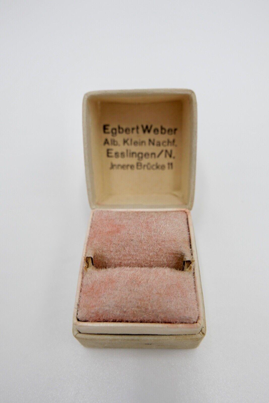 altes / antikes Ringetui Etui Box Aufbewahrung Schatulle - Antikhandel-Stuttgart