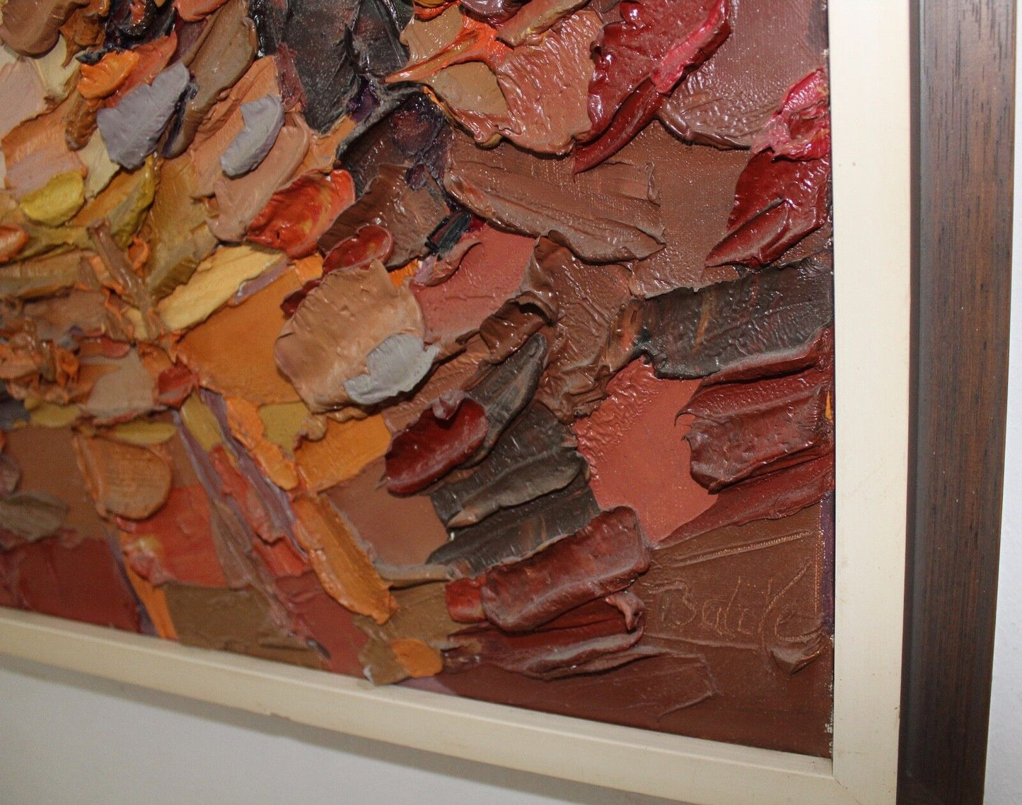 Balcke Arwed 1978 Berlin " Motiv Reiter " 80x70cm Spachtel / Technik Gemälde - Antikhandel-Stuttgart