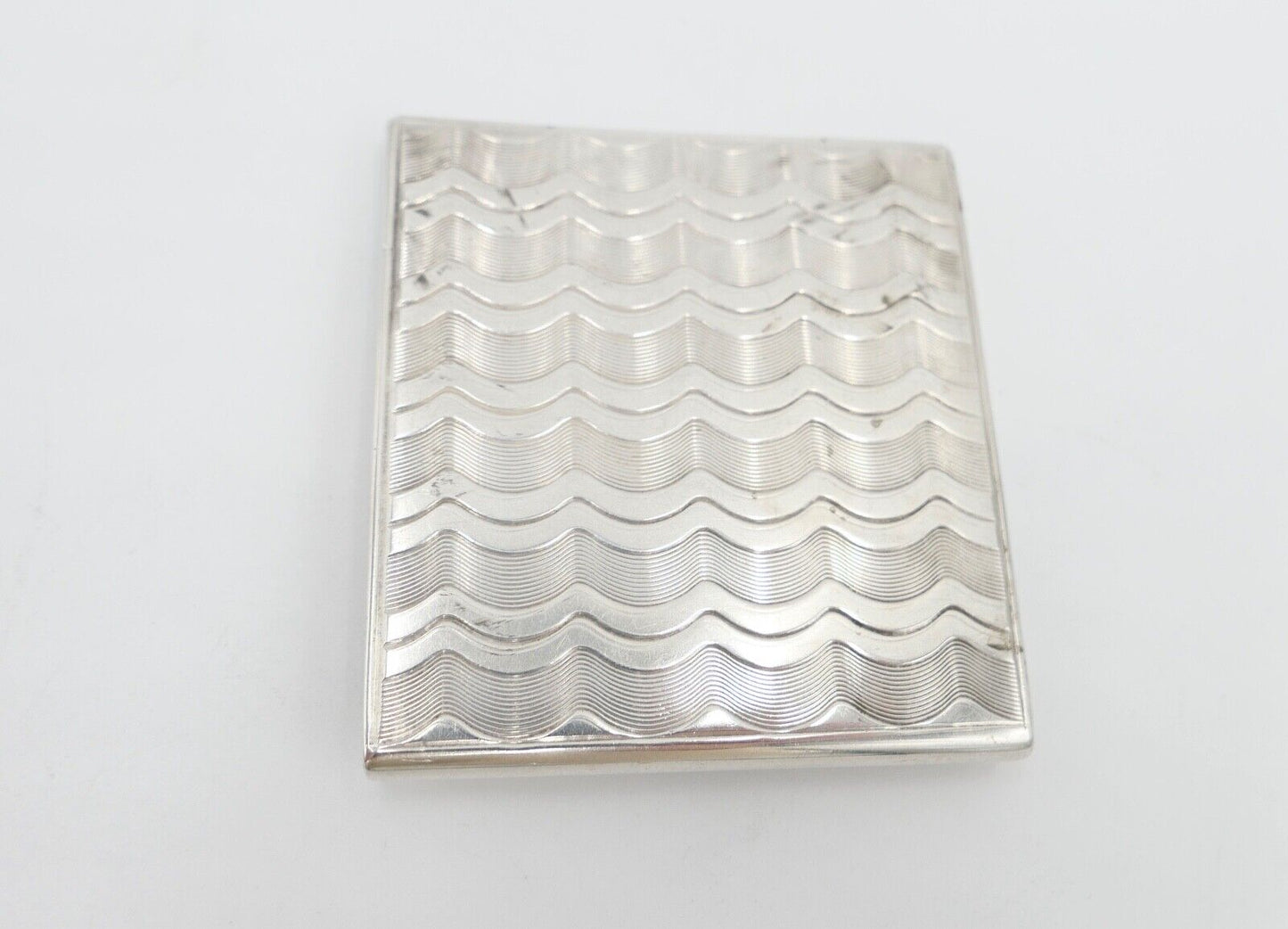 um 1930 Streichholzetui 835 Silber 32,8 Gr Silberetui Marianne Gravur - Antikhandel-Stuttgart