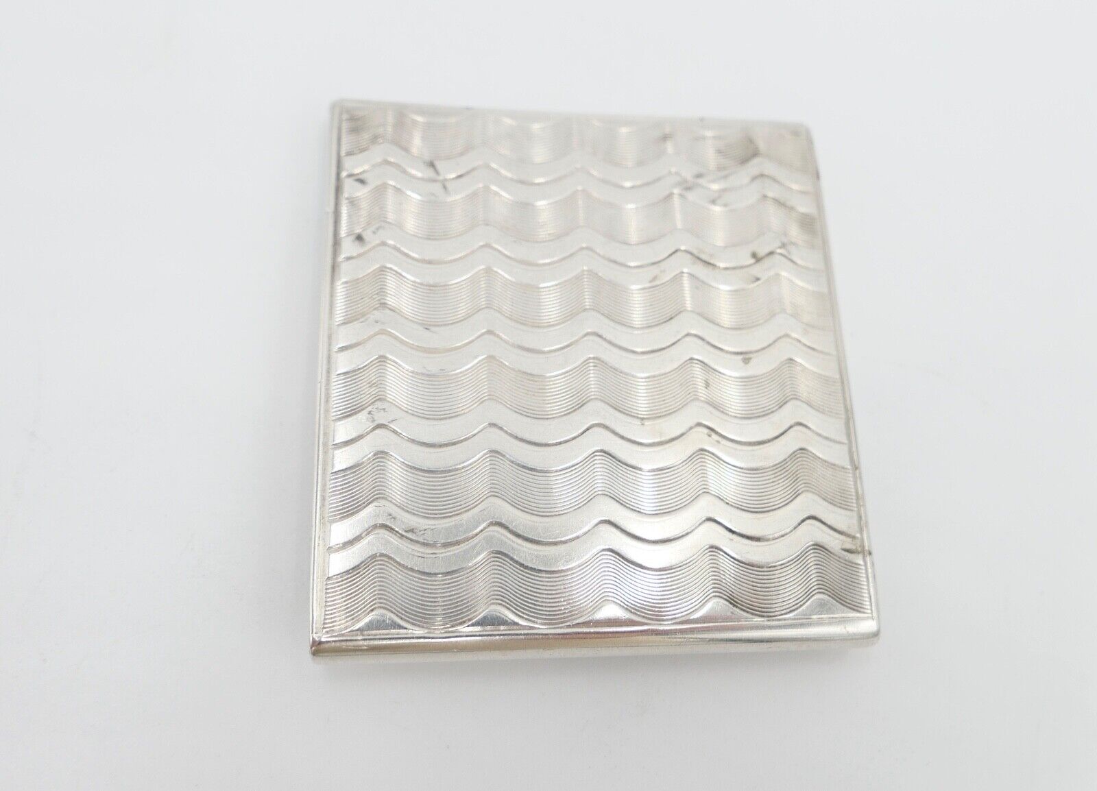 um 1930 Streichholzetui 835 Silber 32,8 Gr Silberetui Marianne Gravur - Antikhandel-Stuttgart