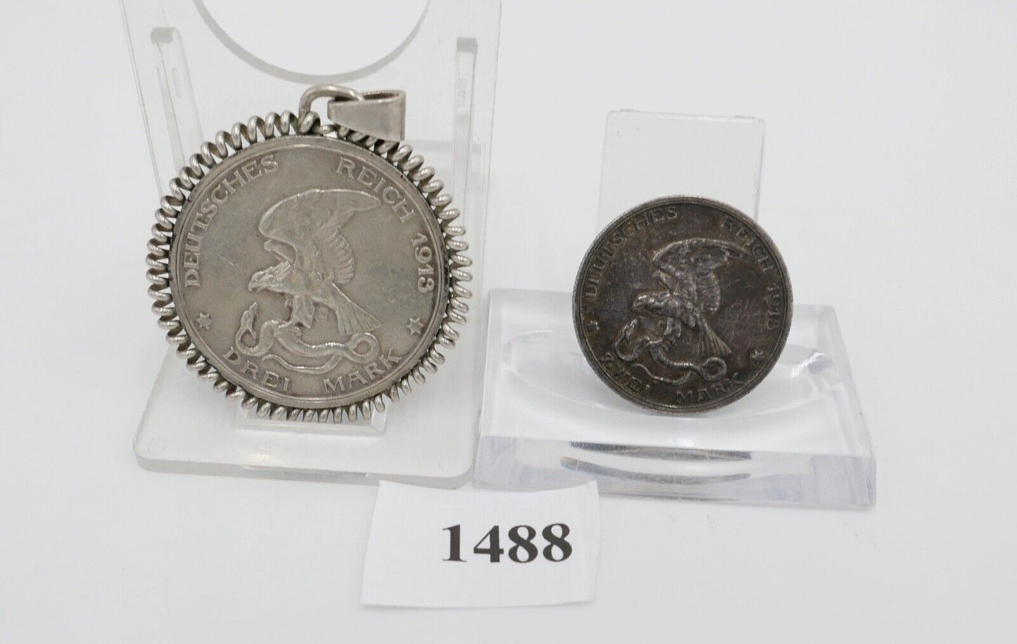 2 & 3 Mark Jäger J.109 & 110 Preussen Befreiungskriege Befreiungskampf Silber - Antikhandel-Stuttgart