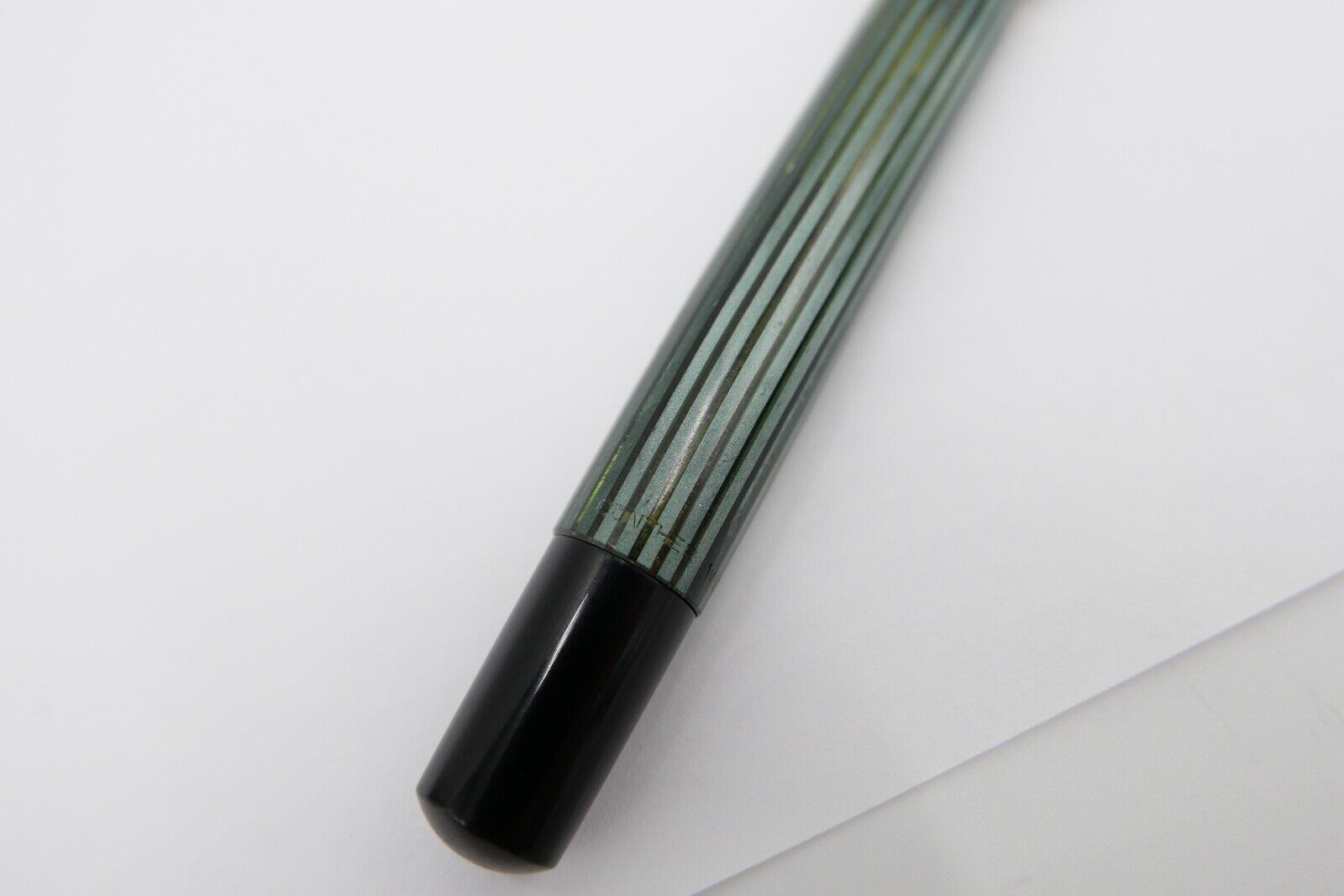 Günther Wagner PELIKAN 400 Füller 585 14Ct Gold Feder KM grün schwarz gestreift - Antikhandel-Stuttgart