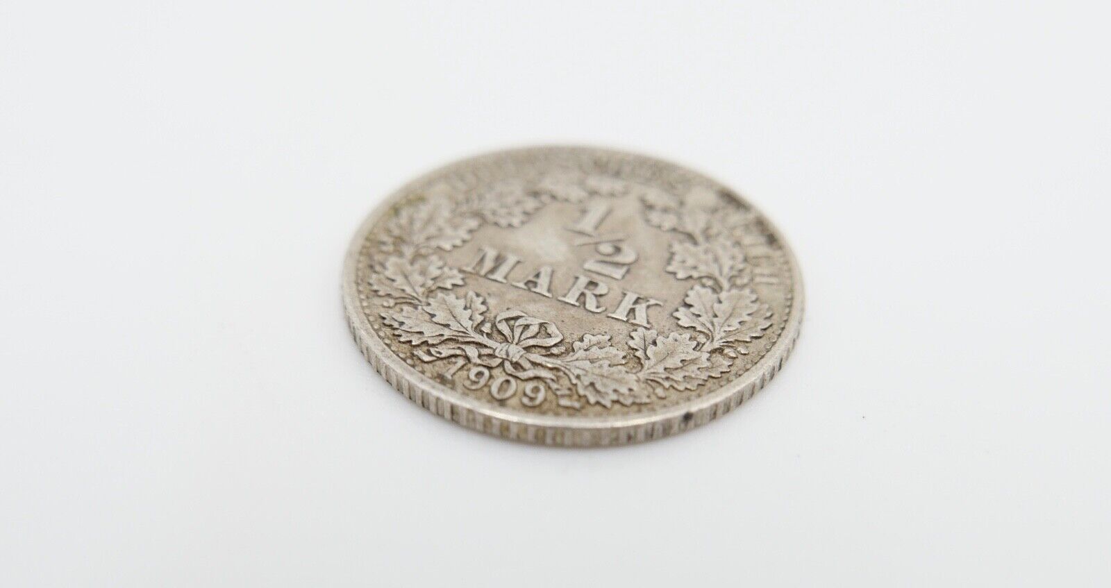 1/2 Mark Kaiserreich 1909 G Silber Jäger J.16 VZ-STG Vorzüglich - Stempelglanz - Antikhandel-Stuttgart