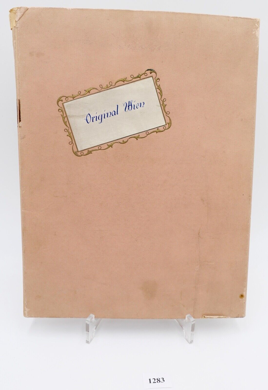 um 1900 Original Wien Wilhelm Büttel Frankfurt am Main Briefpapier Mappe - Antikhandel-Stuttgart