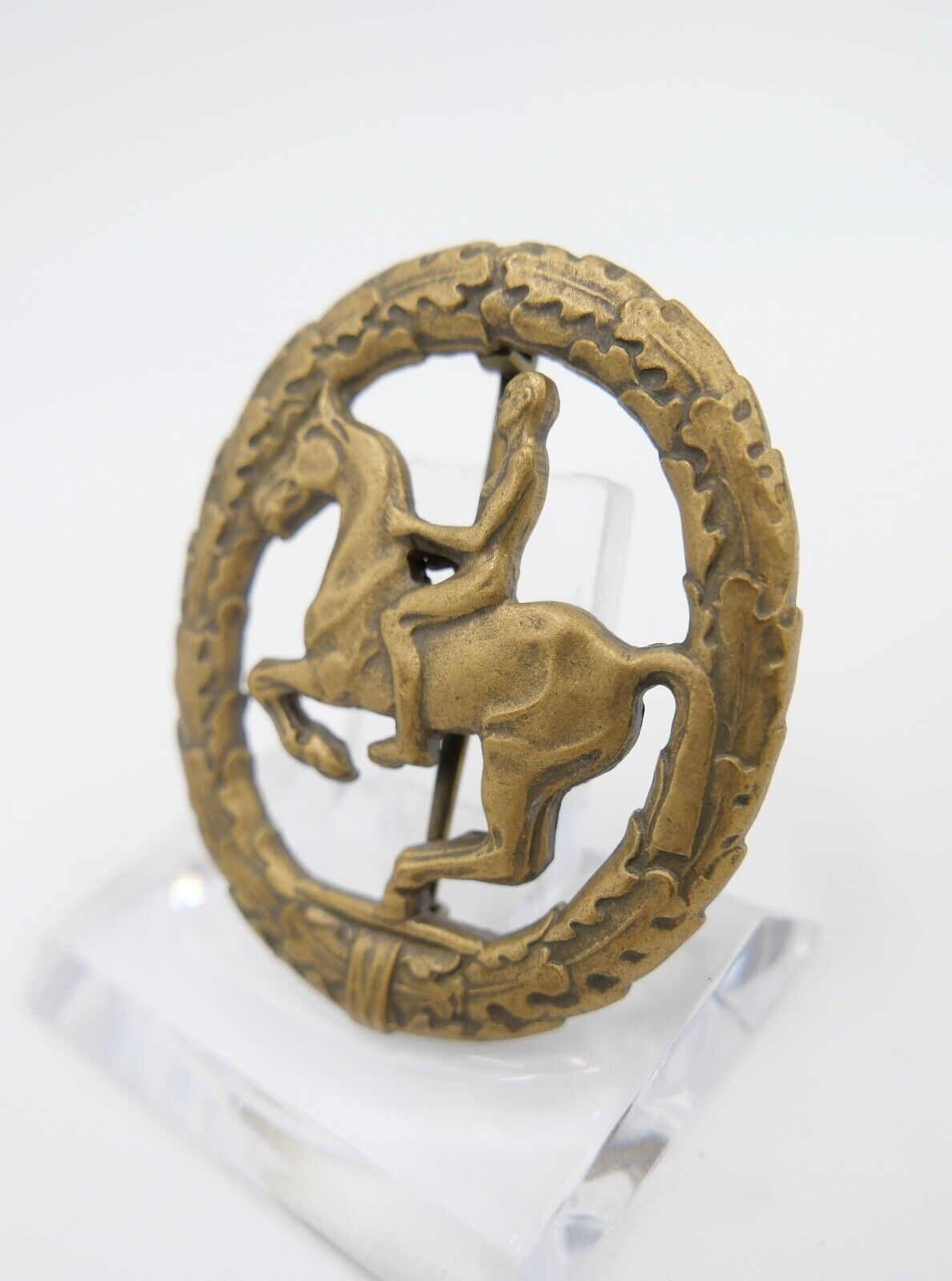 Deutsches Reiterabzeichen BRONZE Steinhauer &Lück Leistungsabzeichen Pferdesport - Antikhandel-Stuttgart