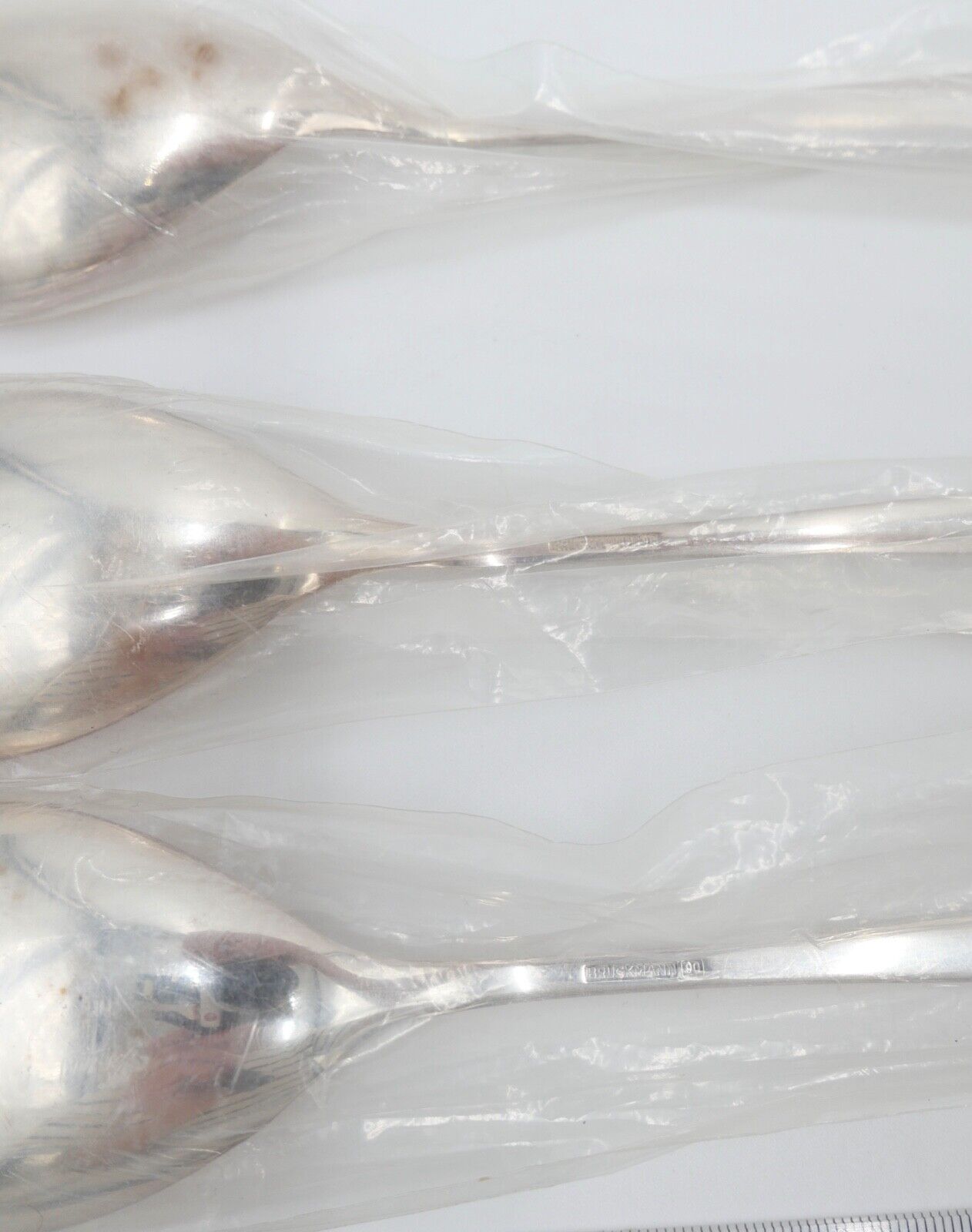 12 Teile NEU - BRUCKMANN PETITE FLEUR 771 90er Silber Butter- Käsemesser Salat - Antikhandel-Stuttgart