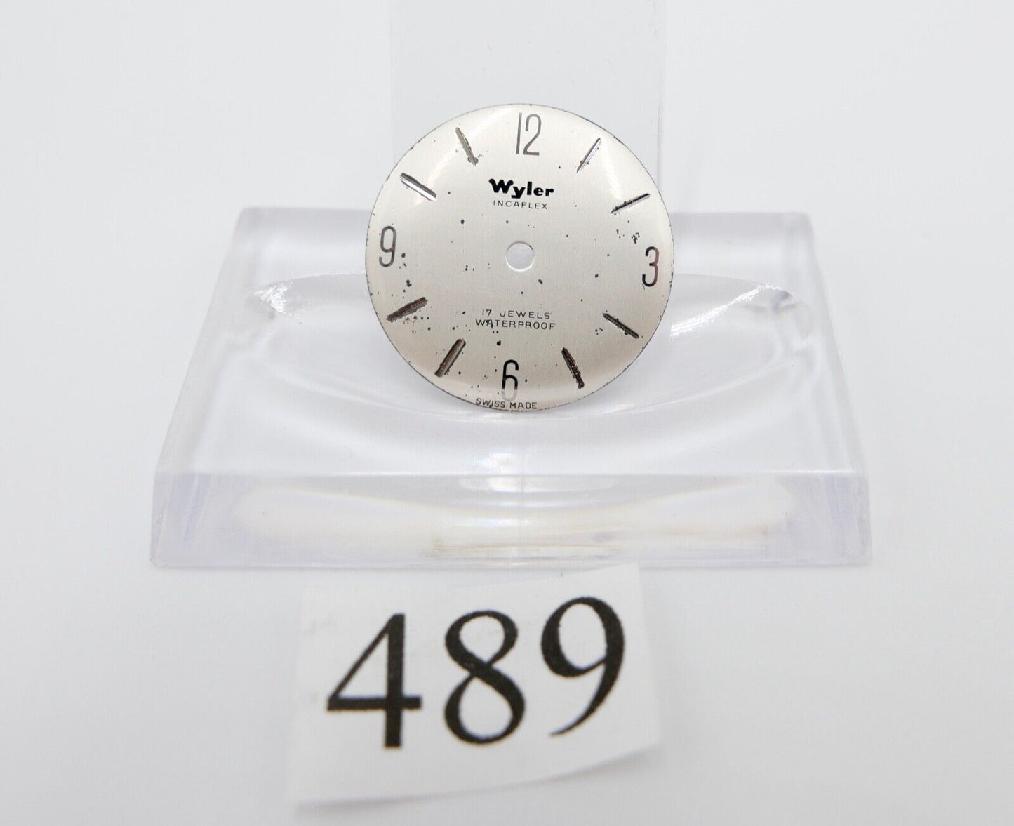 selten WYLER Incaflex Zifferblatt Ø 23 mm vintage rar Waterproof 17 Jewels - Antikhandel-Stuttgart