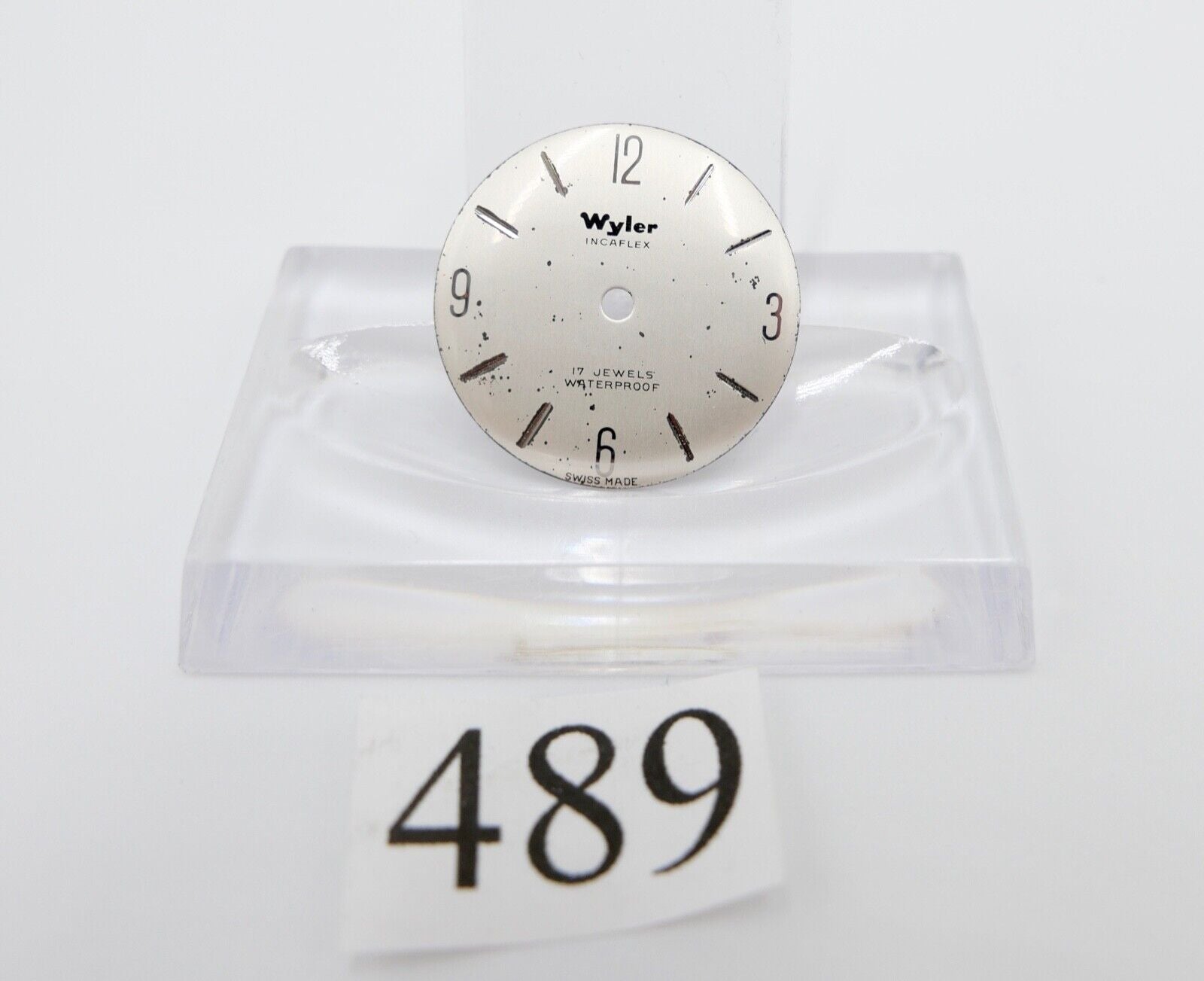 selten WYLER Incaflex Zifferblatt Ø 23 mm vintage rar Waterproof 17 Jewels - Antikhandel-Stuttgart